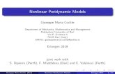 Nonlinear Peridynamic Models - faubox.rrze.uni-erlangen.de€¦ · Du&Lipton-2014 Giuseppe Maria Coclite (Bari) Nonlinear Peridynamic Models Erlangen 2019 11 / 31. NonlocalElasticity
