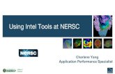 Using Intel Tools at NERSC · 2019. 5. 22. · Intel Performance Tools • Intel VTuneAmplifier – a general view of the code – hotspots, threading, concurrency, locksandwaits,