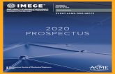 IMECE2020 Prospectus V6 - ASME...the coff ee break areas on the day of your choice. Charge and Recharge Stations – Company name and logo will be displayed at the stations where attendees