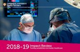 2018-19 Impact Review - CUHPcuhp.org.uk/assets/documents/CUHP-Impact-Review-2018-19.pdf · Annual Impact Review 2018-19 2 Cambridgeshire and Peterborough NHS Foundation Trust Cambridge