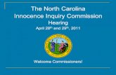The North Carolina Innocence Inquiry Commissioninnocencecommission-nc.gov/wp-content/uploads/... · factual innocence to merit judicial review, ... STOLEN GOODS BUNCOMBE 11/03/1993