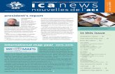 president’s report€¦ · ICA News, No 65, December 2015, pp 1-2). The posters are now being finalised and once completed, ICA President Menno-Jan Kraak will present them at the