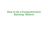 How to do a Comprehensive Banking Reform€¦ · AILING BANKING SYSTEM AILING ECONOMY Military aggression and annexation External misbalance (CAB ~10%) Devaluation pressure Unsustainable