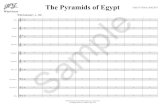 The Pyramids of Egypt...The Pyramids of Egypt - Wind Score - Page 15 Sample & & & & & & &??? bbb b b b b bb bbb bbb bbb Fl Cl Alto Sax Ten. Sax Tpt 1 Tpt 2 Hn LB 1 LB 2 Tba Calmly