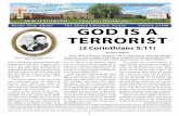 GOD IS A TERRORIST (2 Corinthians 5:11); Volume 23300 · 2018. 7. 4. · (2 Corinthians 5:11) Pastor Tony Alamo The Alamo Christian Nation Volume 23300 (Continued on page 2) you,