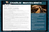 GET UP! Ben Harper with Charlie Musselwhite...MUSSELWHITE MUSIC • PO Box 396 Geyeserville, CA 95441 (USA) • 707-857-3459 • Henrietta (Henri) Musselwhite henri@sonic.net TELEVISION