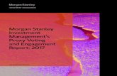 Morgan Stanley Investment Management’s Proxy Voting and ......the global proxy voting, engagement and environmental, social and governance initiatives across the MSIM and client