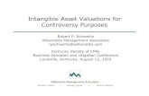 Intangible Asset Valuations for Controversy Purposes (KYSCPA) · films, music videos, and television programs Willamette Management Associates 6. Examples of Intangible Assets: ASC