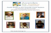 Youth Guide to the Juvenile Court System Youth’s Guide to An … · 2019. 12. 18. · No one can force you to testify in court or to answer questions about your case outside of
