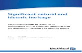 Significant natural and historic heritage€¦ · outstanding natural character or outstanding natural features given these areas tend to be more sensitive to a wider range of activities