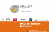 How to extract features - LIFExsoft · resampling (to use default settings, click on the icon on the ... — LIFEx — Second, choose the intensity resampling method: absolute (between
