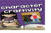 Character Craftivity This character creativity has the students coloring the character outline to resemble