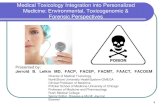 Medical Toxicology Integration into Personalized …...source and cohabitant symptoms Heckerling PS, Leikin JB, Maturen A, Perkins A. Ann Intern Med. 1987; 107(2): 174-77 CO 2 narcosis