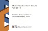 Student Awards in EECS Fall 2013...Student Awards in EECS Fall 2013 Jesús A. del Alamo – Student Awards Chair Winston Chern “Compressively Strained Ge Trigate p-MOSFETs” Judy