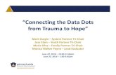 “Connecting the Data Dots Trauma to Hope” · “Connecting the Data Dots from Trauma to Hope” Mark Durgin –System Partner Tri‐Chair Jase Elam –Youth Partner Tri‐Chair
