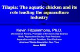Tilapia: The aquatic chicken and its role leading the ... · Bangladesh Colombia Cuba Ecuador Vietnam Costa Rica Honduras Malaysia United States ... Tuna 3.5 Shrimp 3.4 Shrimp 3.7