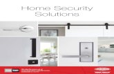 Home Security Solutions - BERI · The Lockwood high security deadbolt range offers exceptional safety and security for your home and family. With the unique, patented LockAlert®