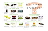 FOR ACNE- PRONE OR OILY SKIN WHICH SOAP IS RIGHT FOR · FOR ACNE- PRONE OR OILY SKIN? WHICH SOAP IS RIGHT FOR ME? Dudu-Osun Soap - M-S501 West African Black Soap Paste - M-S492 Lemongrass