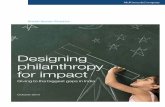 Designing philanthropy for impact/media/mckinsey/dotcom/client...9 Designing philanthropy for impact: Giving to the biggest gaps in India Introduction The major focus of the diaol