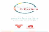 RaceTiming.ca Criterium · Racetiming.ca Ontario Cup GENERAL INFORMATION Course: The course is a 1.5 km loop of smooth pavement and wide corners. Parking: Parking is available in
