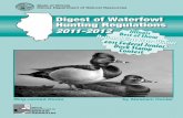 Dige f Wa e f l H i g Reg la i 20 11-2012 · canvasbacks and Redheads – The canvasback population was slightly higher than last year at 700,000 and was 21% above the long-term average.