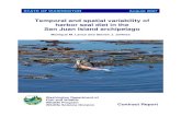 Temporal and spatial variability of harbor seal diet in …...San Juan Islands, Fidalgo Bay, Semiahmoo Bay), two stocks are critical (Cherry Point, Northwest San Juan Island) and only