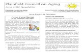 Plainfield Council on Aging€¦ · Plainfield Council on Aging June 2019 Newsletter Plainfield Council on Aging Town Offices, 304 Main St. Plainfield, MA 01070 June Events & Features
