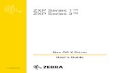 ZXP Series 1™ ZXP Series 3™ · The purpose of this document is to describe how to use the Zebra ZXP Series 1 and ZXP Series 3 Card Printer driver on a computer running the Mac