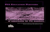 PIA E P · 2010. 9. 29. · PIA Education Rewards gift certiﬁcates can be used towards registration for CIC institutes, ... continuing education program to individuals who have