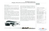 EADmotors: High-Performance Solutions...EADmotors Since 1942, EADmotors has been manu-facturing high-performance rotating prod-ucts for industry. We have broad experience designing