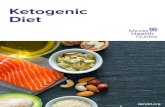 Ketogenic Diet - mindd.org · It is a high fat, low carbohydrate diet which induces a state that mimics carbohydrate starvation. By almost completely eliminating carbohydrates from