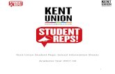 Kent Union Student Reps: School Information Sheets ...6b5d61681e2533fbead9-c9872d5193de0618e68dfed93fcf011b.r91.c… · Graduate Studies Committee: 1 volunteer PGT and all 2 PGR Reps