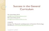 Success in the General Curriculum · Credits CEUs – visit to register and receive your credits. CRCs – This webinar has been approved for 1.5 CRCs. To receive your Verification