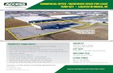Commercial office /warehouse space FOR LEASE Turn-Key ......O: (402) 915-5070 kirk@accesscommercial.com ACCESS Commercial, LLC SITE 59,000 CPD59,000 CPD 13,000 CPD MILLARD AIRPORT
