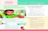 13-127 Common Infant Childhood Problems - Food Allergies · Childhood. Problems (Birth – 5 years) Food Allergies. What are food allergies? A food allergy is when the body’s immune
