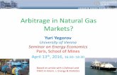 Arbitrage in Natural Gas Markets? · 2011; Natural Gas Information, 2011 South Korea: 110. 44.44: Taiwan. 33.8: 14.9. Total: 847.4. 297.63 • We see that regasification capacity