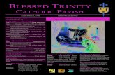 LESSED TRINITY CATHOLIC PARISH · 7/1/2018  · Offertory Income $375,912.39 $429,000.00 ($53,087.61) Look at the advertisers supporting our church bulletin. 2018 Blessed Trinity