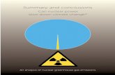 Can nuclear power slow down climate change? · 2015. 11. 16. · Thorium is a radioactive metal, more abundant in the Earth’s crust than uranium. The concept of the thorium reactor