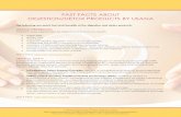Fast Facts on USANA Digestive Products · Each stick pack of USANA Probiotic contains a unique 50/50 mixture of two of the most studied probiotic bacteria strains: Bifidobacterium