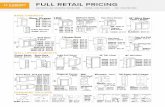 FULL RETAIL PRICING - JJ Cabinet Warehouse · within the city limit of Winnipeg, Manitoba. We ship ... Use your kitchen measurements to sketch your cabinets using the list of sizes