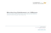 Monitoring Database Performance on VMwarecdn.swcdn.net/.../MonitoringDBPerformanceVMware... · vCenter Server – centralized management of VMware environment. Performance information