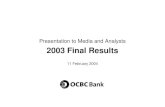 Presentation to Media and Analysts 2003 Final Results 2003... · 12 37.6% 36.4% 42.1% 40.3% 39.1% 38.2% 39.0% 38.1% 41.9% 41.4% 41.2% 0 113 119 119 121 119 51 51 72 52 50 52 36 33