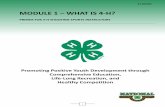 MODULE 1 – WHAT IS 4-H? · In accordance with Federal civil rights law and U.S. Department of Agriculture (USDA) civil rights regulations and policies, the USDA, its Agencies, offices,