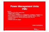 Power Management Units PMU - Promwaddedf.promwad.com/materials/DEDF2011-Yablokov-TI-PMU.pdf · • Proven solution for many processors -> faster time-to-market • High flexibility