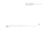 ELI 250c - Welch Allyn · 2020. 5. 22. · ELI® 250c 12-LEAD RESTING ELECTROCARDIOGRAPH USER MANUAL Manufactured by Welch Allyn, Inc, Skaneateles Falls, NY, U.S.A. CAUTION: Federal