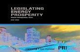 LEGISLATING ENERGY PROSPERITY...Legislating Energy Prosperity By Wayne Winegarden, Ph.D. May 2020 Pacific Research Institute 101 Montgomery Street, Suite 1300 San Francisco, CA 94104