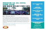 Relay for Life Flyer - Microsoftclubrunner.blob.core.windows.net/00000007725/en-ca/files/... · 2015. 2. 9. · MARCH 13-14, 2015 6AM-6PM UH HILO RELAY FOR LIFE Mr. Relay 2015 Come