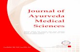 Journal of Ayurveda Medical Sciences · mavata is described as a difficult to cure (Krichhrasadhya) disease in Ayurveda. Pain in joints with swelling is a cardinal feature of this