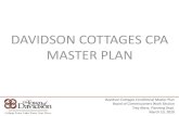 DAVIDSON COTTAGES CPA MASTER PLAN - Amazon Web Services · 3/10/2020  · Davidson Cottages Conditional Master Plan Board of Commissioners Work Session Trey Akers, Planning Dept.