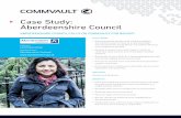 Case Study: Aberdeenshire Council - Amazon Web Services · Future: Delivery of Public Services. This outlines a ‘cloud first’ strategy that guides public services, wherever possible,